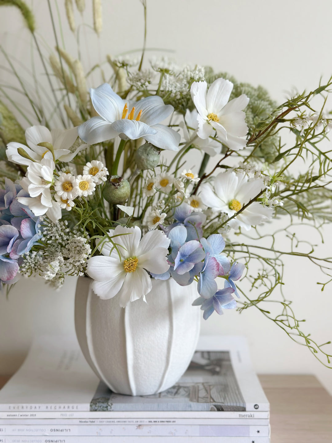 Cloud Kissed Wildflower Garden In The Pot (1-sided)