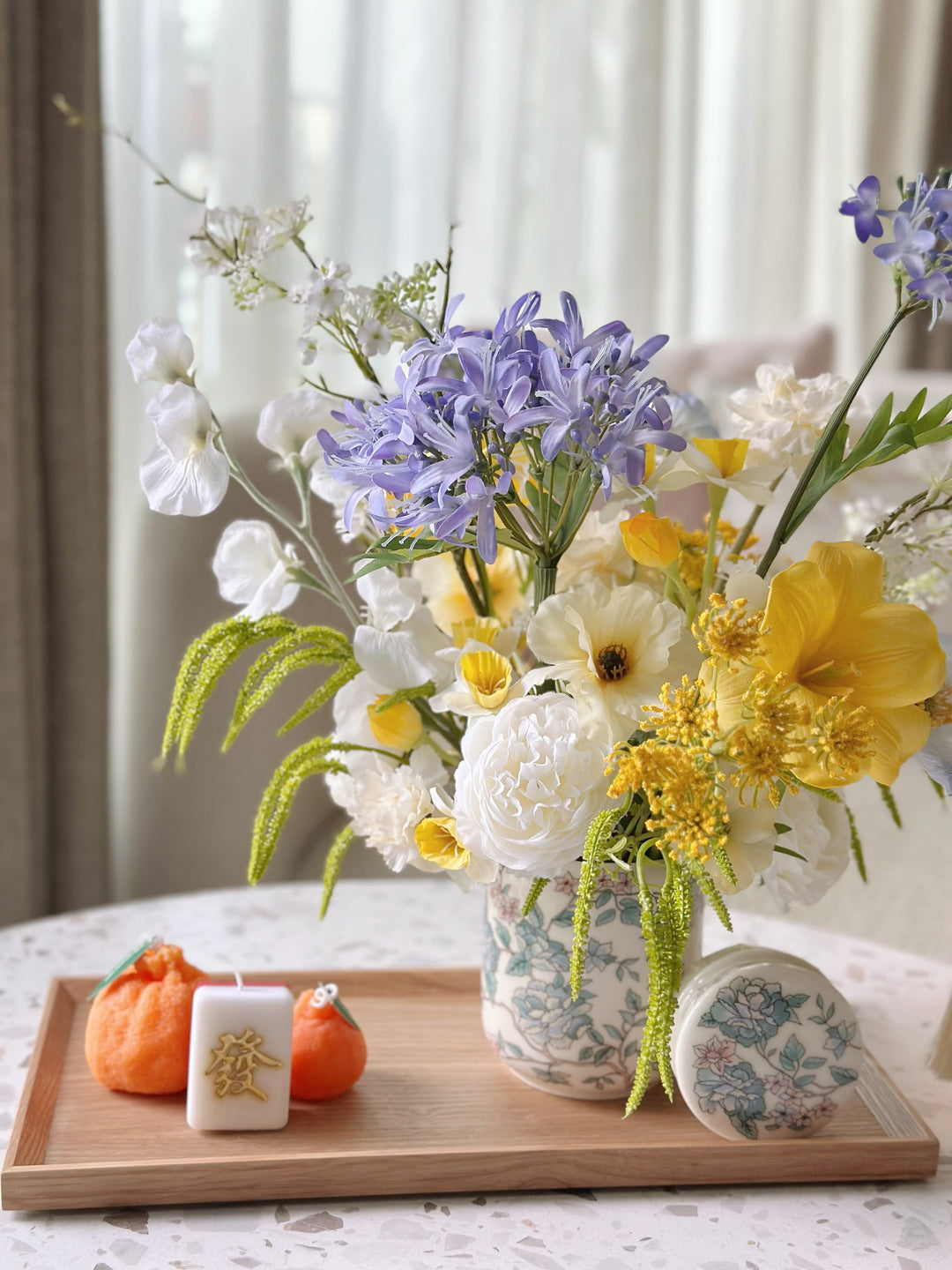 Blooming Serenity in the Jar (2-sided)