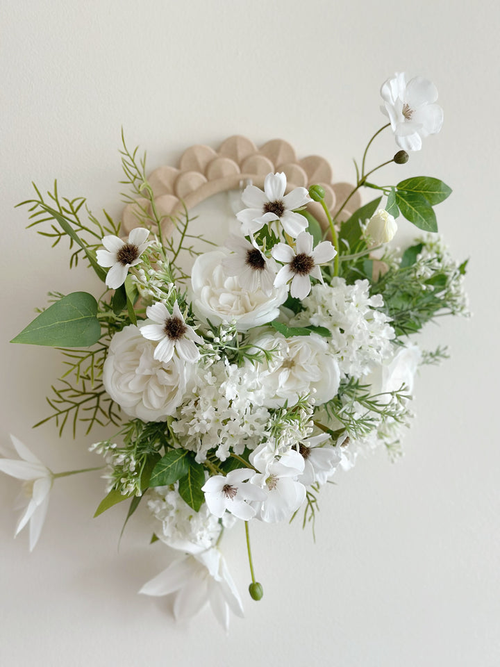 Serene Ivory Garden Wall Decor