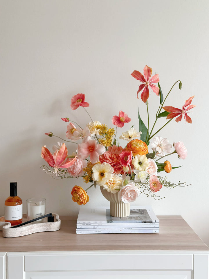 Sunlit Bloom Symphony In The Pot (1-sided)