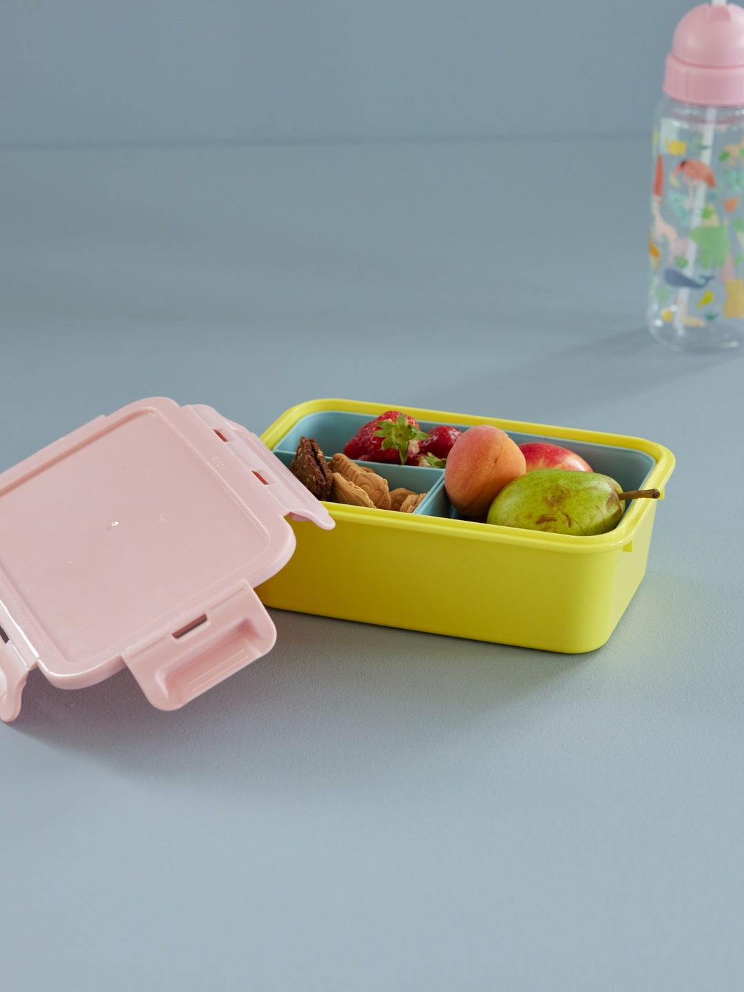 Soft Pink and Yellow Lunch Box