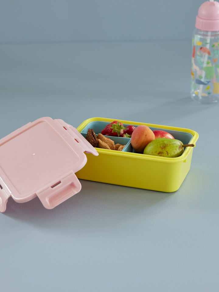 Soft Pink and Yellow Lunch Box