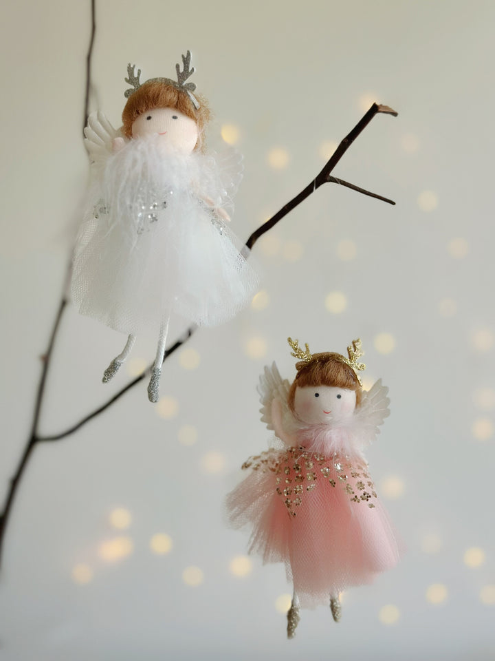 Twinkling Angel Ornament (2 colours)