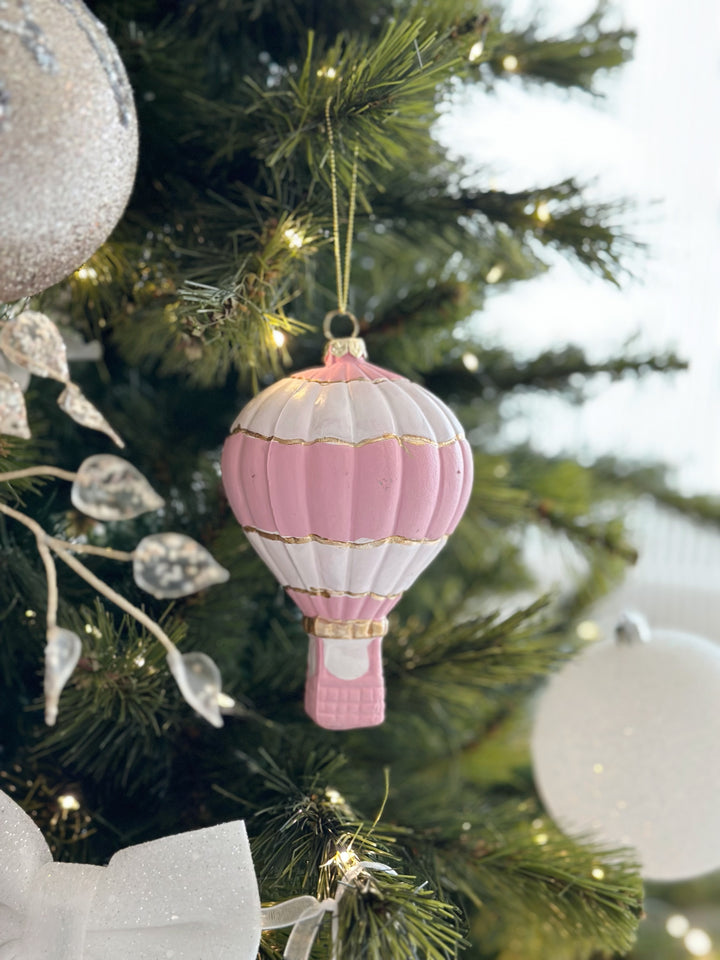 Pink Sky Adventure Balloon Ornament