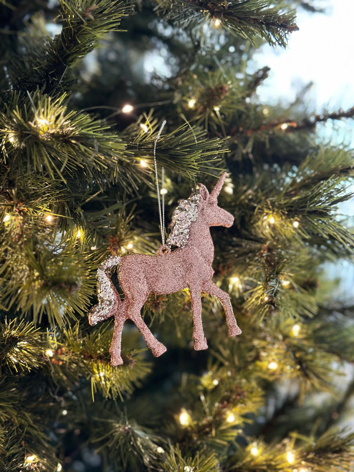 Sparkling Unicorn Ornament