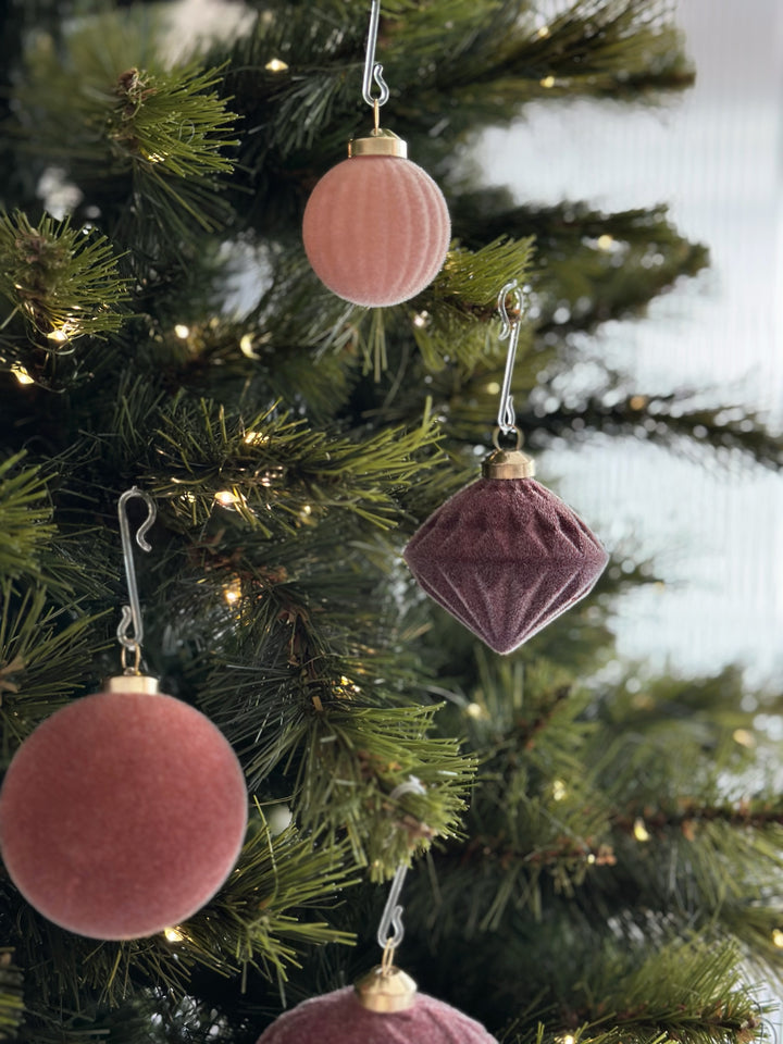 Dusky Velvet Charm Bauble Set (pack of 14)