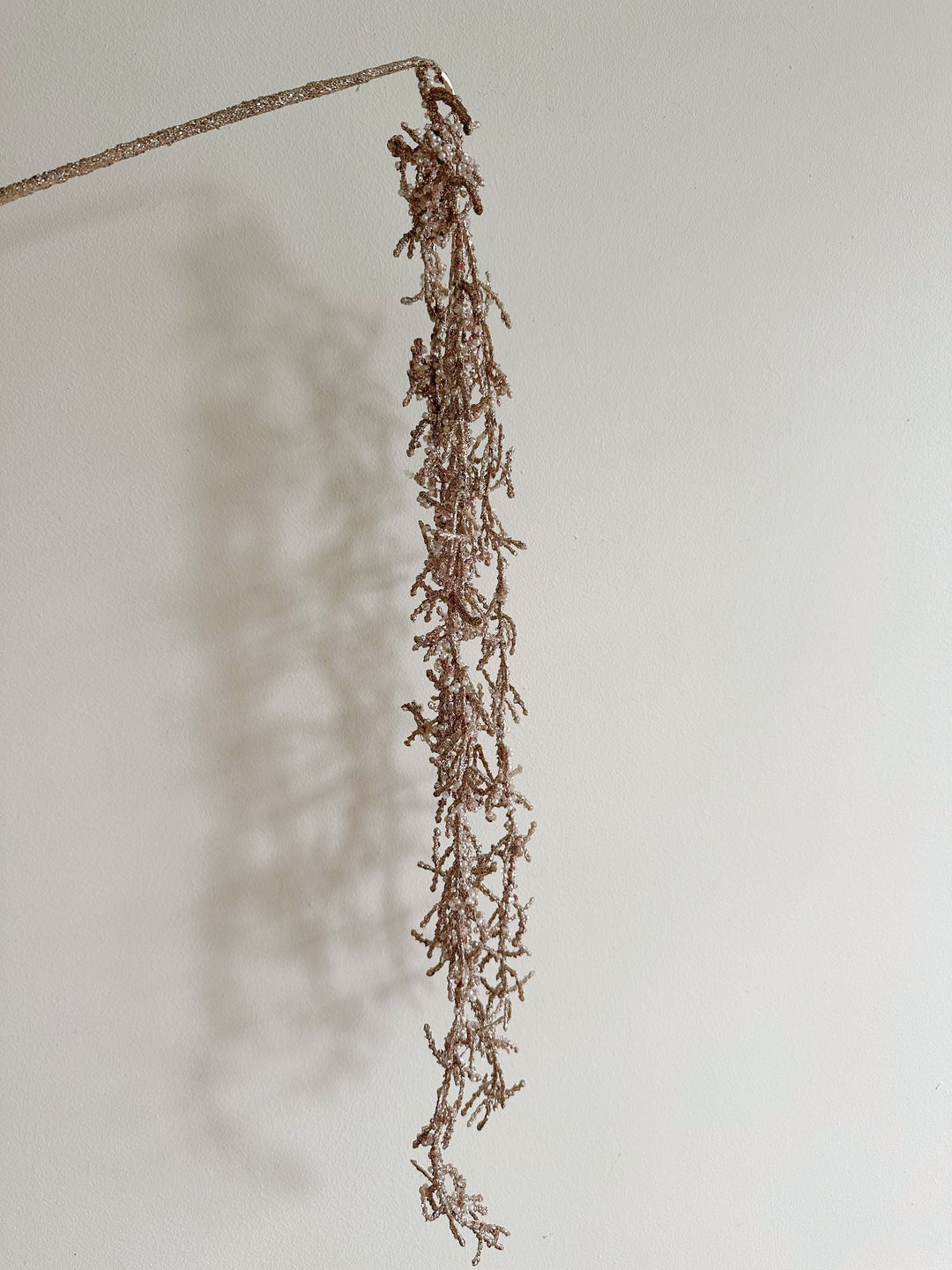 Glittered Frost Fern Branch