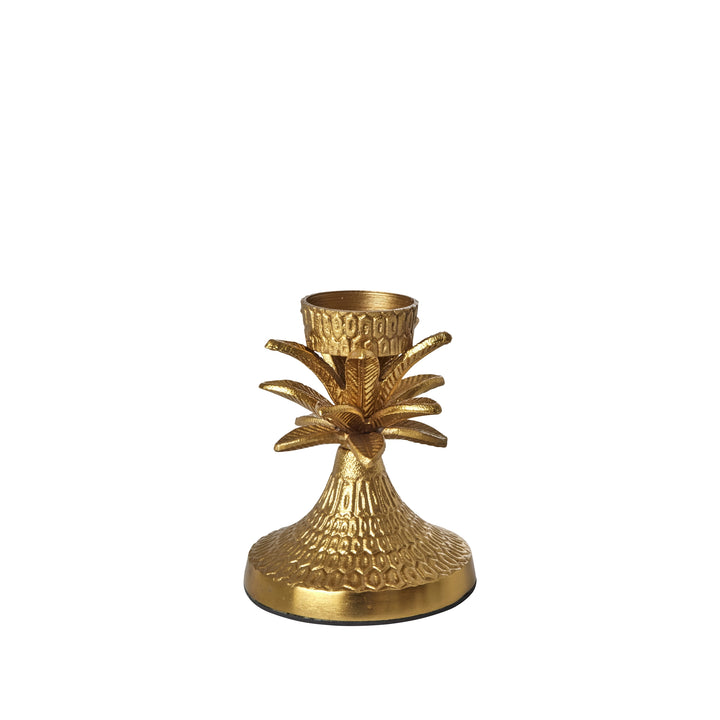 Palm Tree Shape Metal Pillar Candleholder