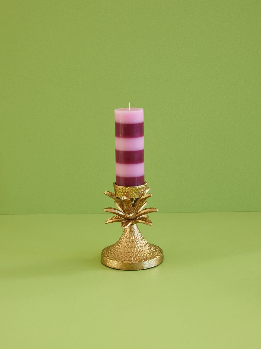 Palm Tree Shape Metal Pillar Candleholder