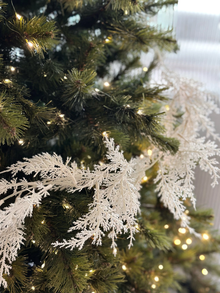 Snowy Frost Pine Garland (1.8m)