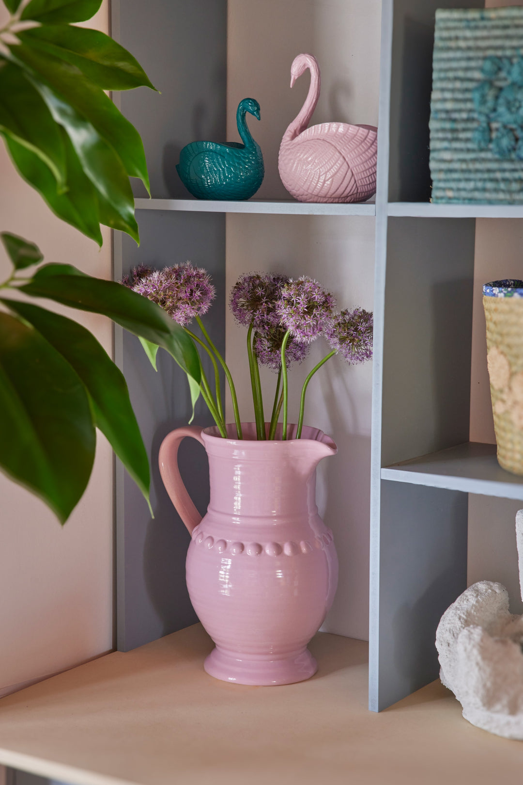 Soft Pink Extra Large Ceramic Jug