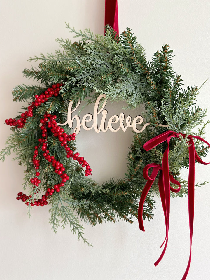 Believe In The Magic Wreath