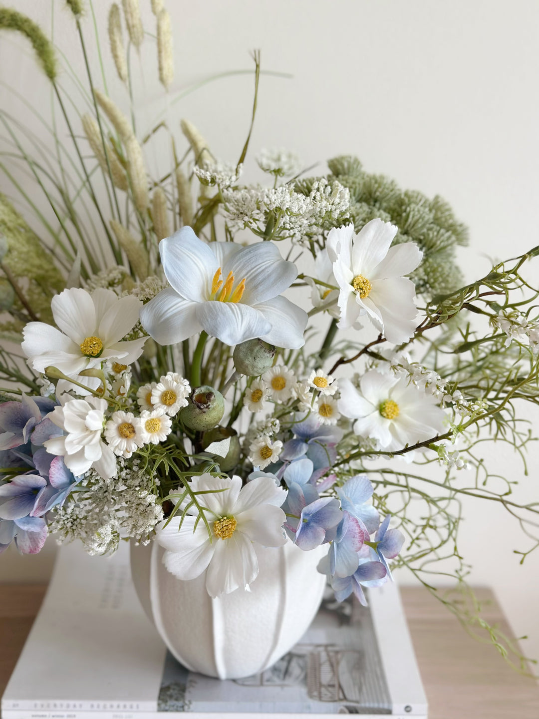 Cloud Kissed Wildflower Garden In The Pot (1-sided)