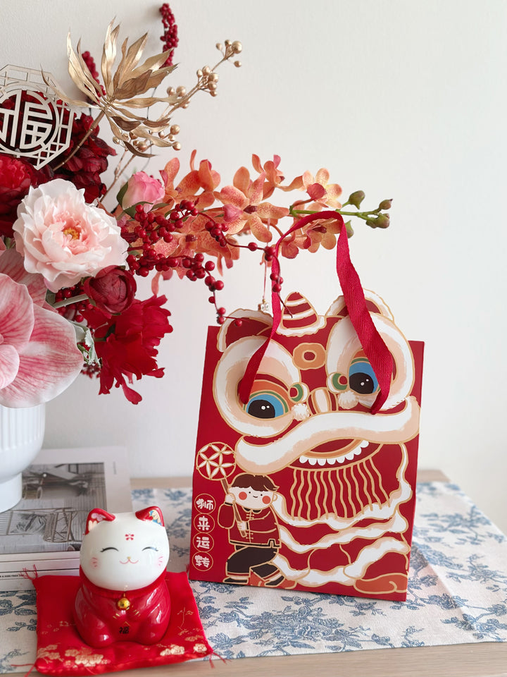 Lucky Lion Dance Gift Bag (3 options)