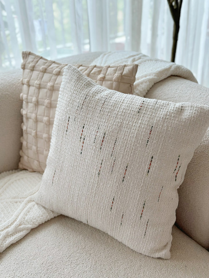 Serene Stripes Woven Cushion Cover