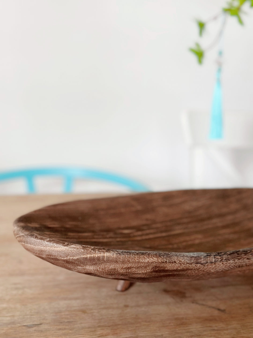 Leggy Paulownia Elegance Curved Large Oval Tray