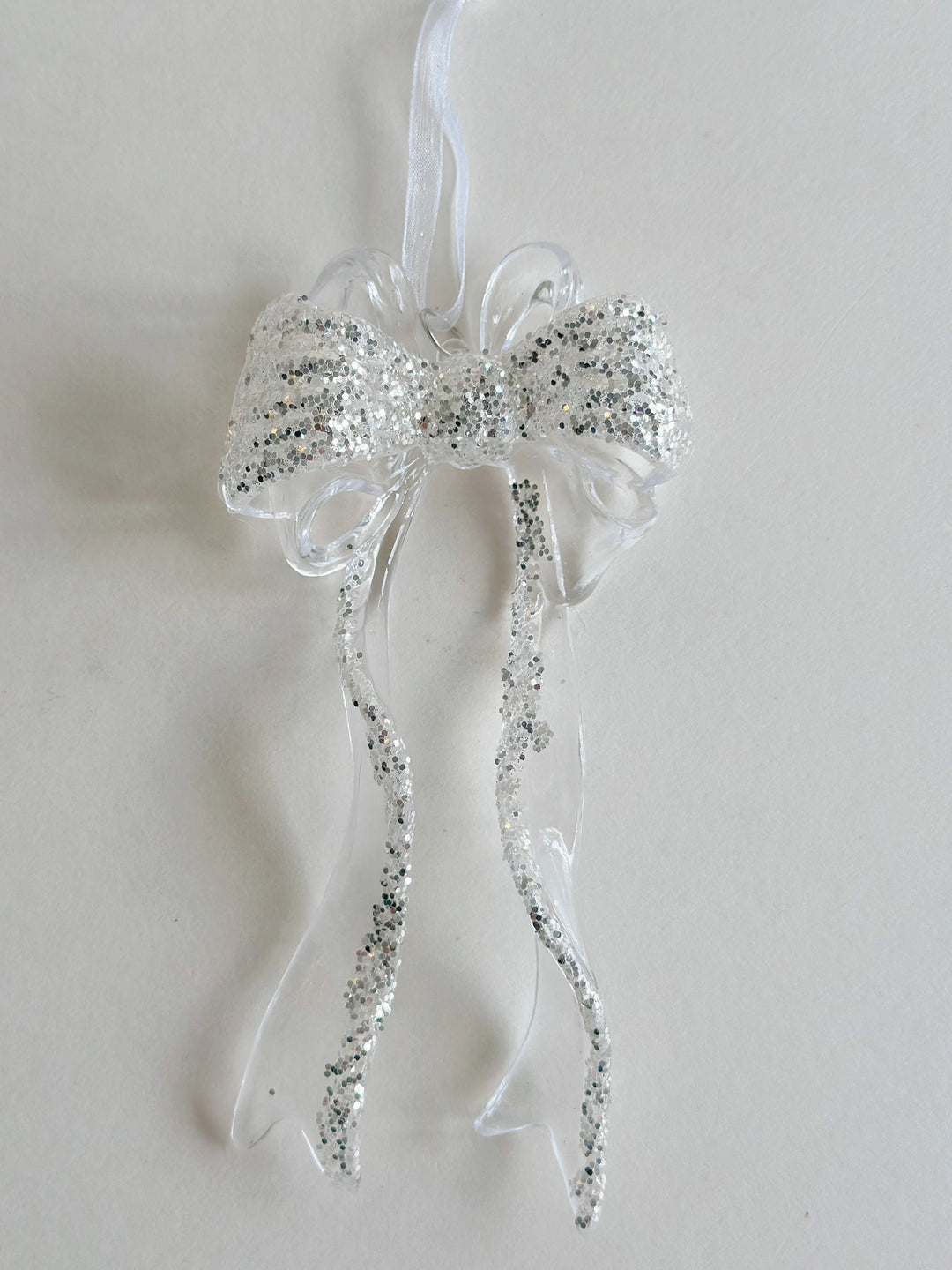 Sparkly Crystal Bow Ornament