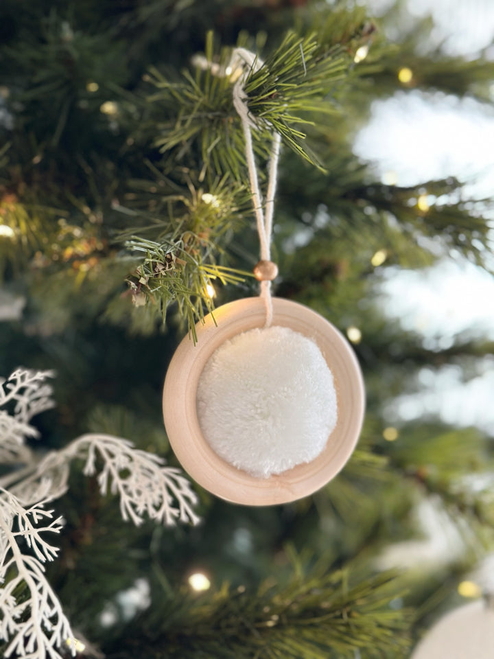 Pom Pom Ring Ornament (set of 2)