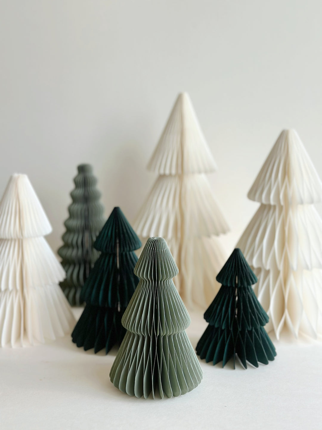 PRE-ORDER (21-27 Nov): Dusty Green Magnetic Paper Trees (set of 2)