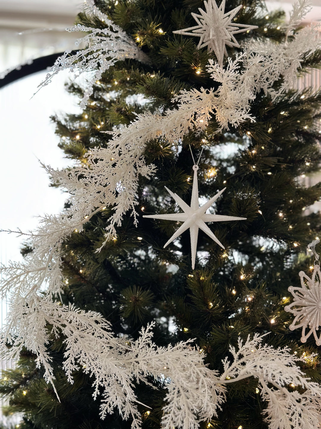 Snowy Frost Pine Garland (1.8m)