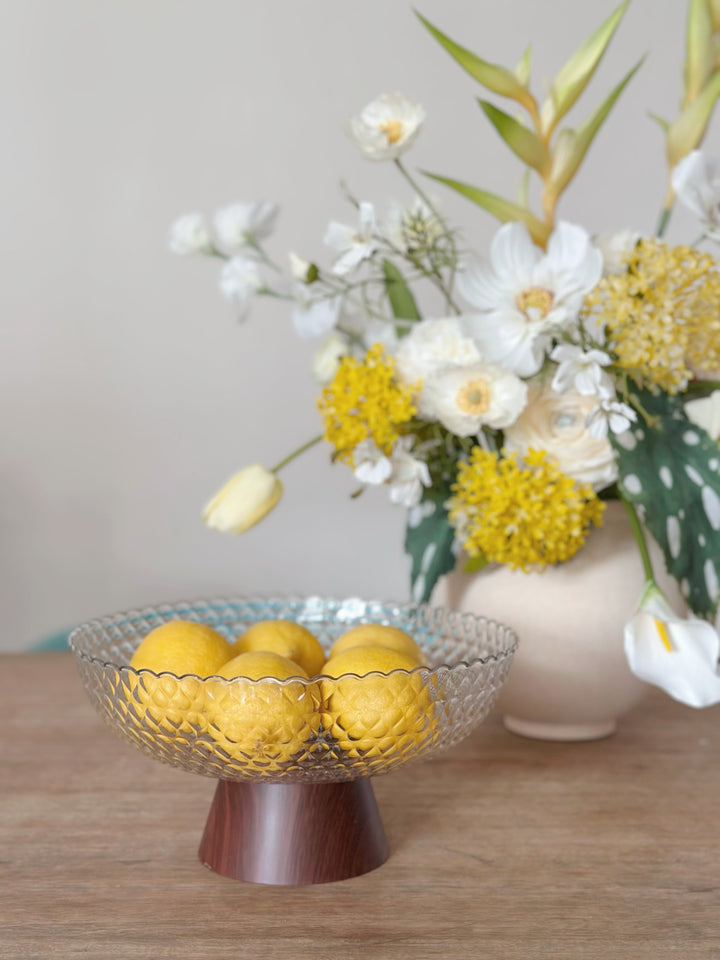 AquaScallop Fruit Bowl - clear