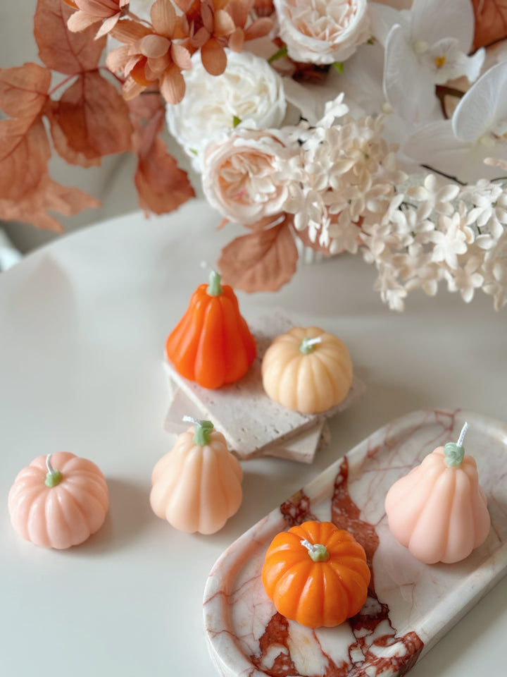 Golden Harvest Pumpkin Candles (6 options)