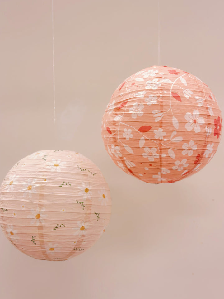 Pastel Blossom Paper Lanterns (set of 3)