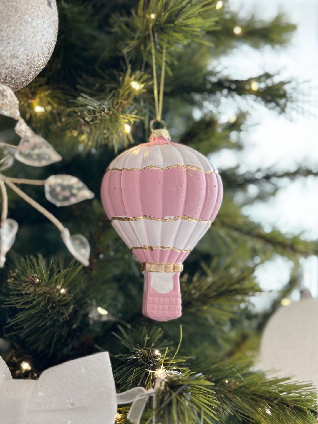 Pink Sky Adventure Balloon Ornament