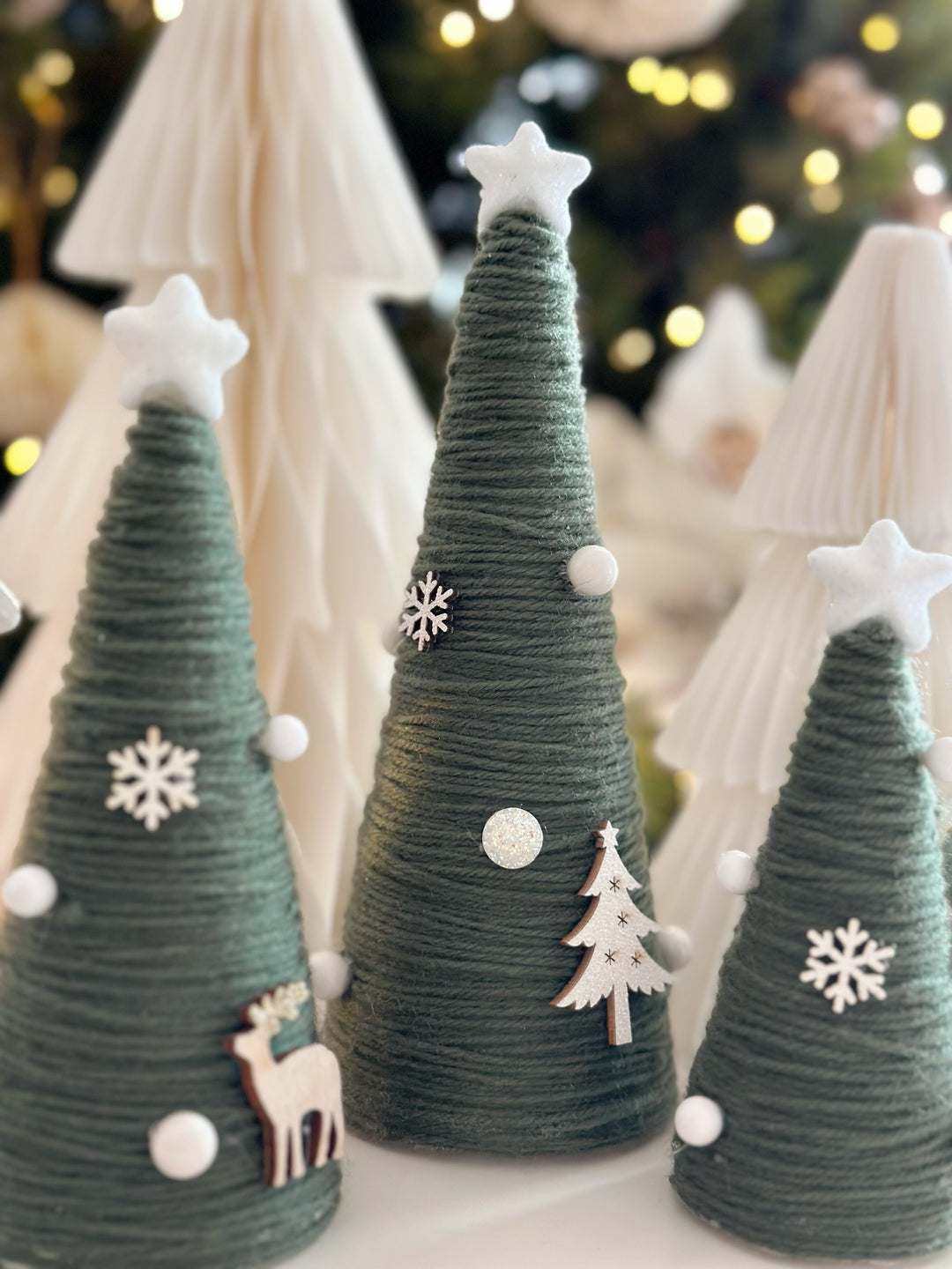 Nordic Whimsy Tree Trio (set of 3)