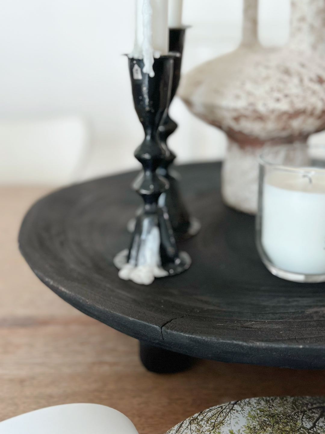 Elegant Ebony Display Tray