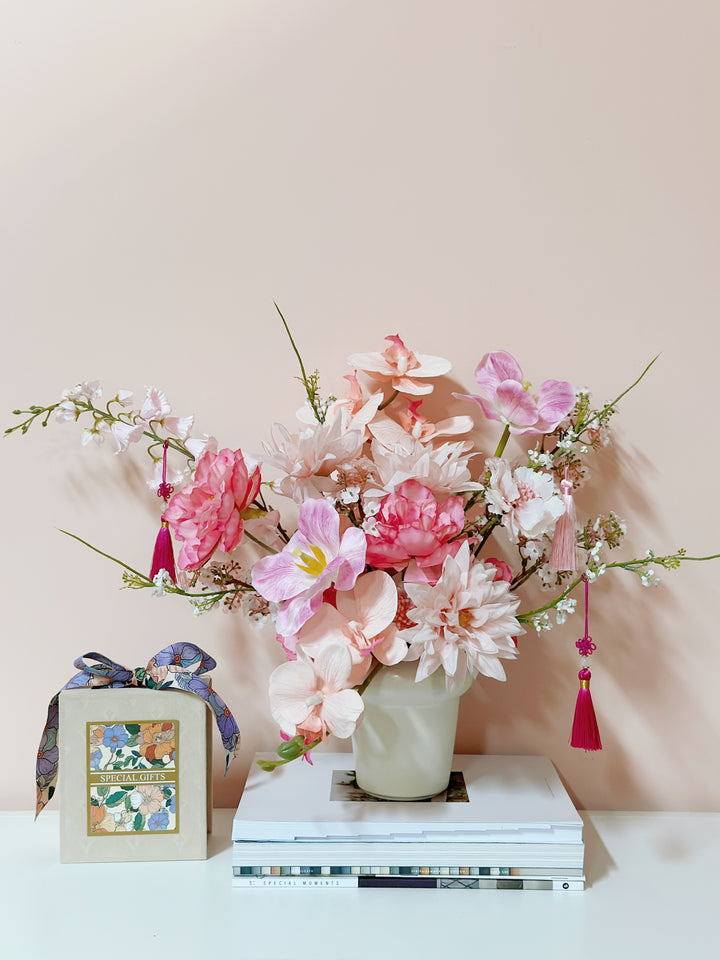 Lunar Elegance Blossoms in the Pot (1-sided)