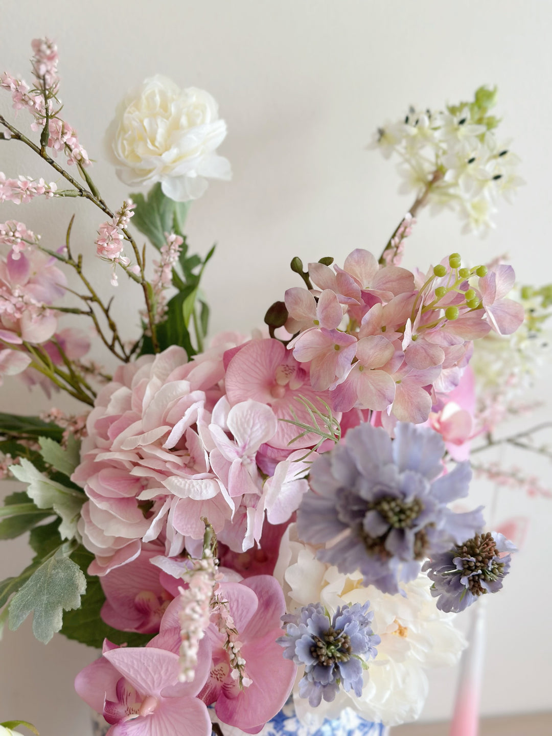 Spring Radiance in Sapphire Blossom Vase (front facing)