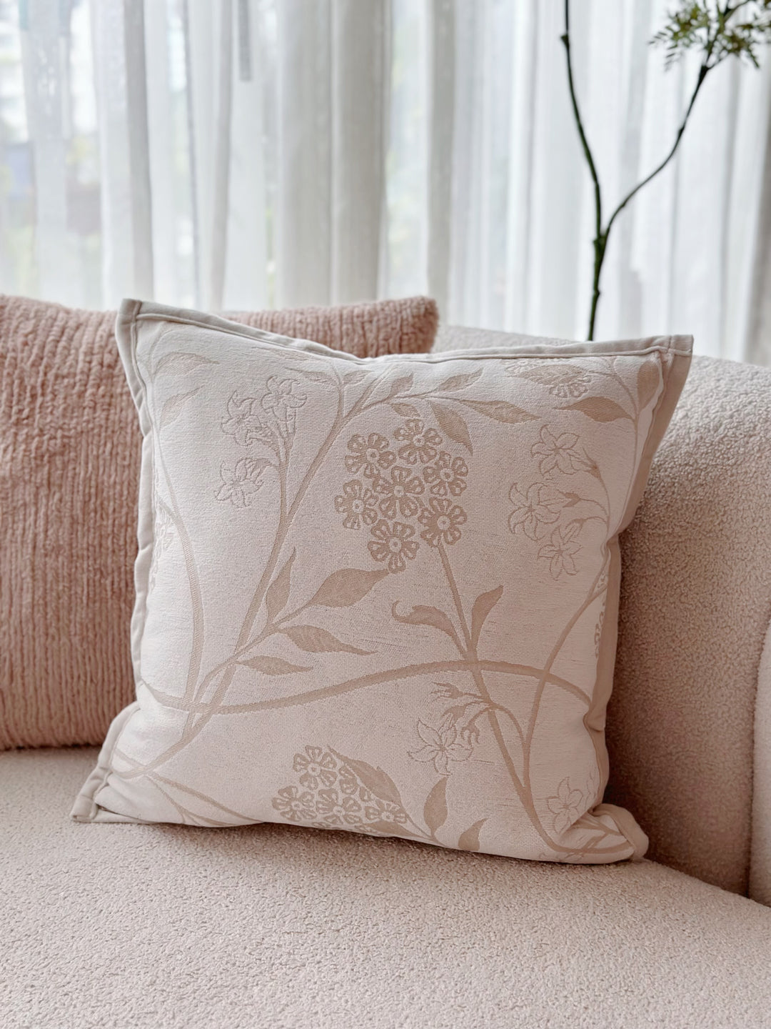 Floral Whisper Cushion Cover