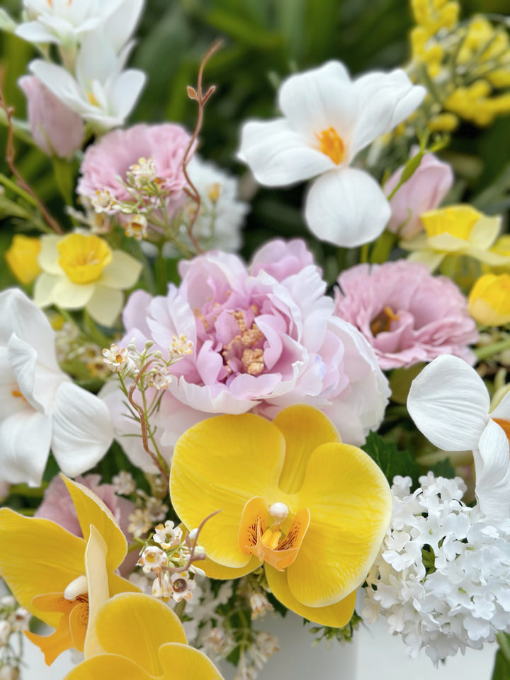 Sunlit Serenity Floral in the Pot (1-sided)