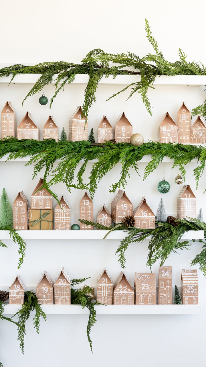 Gingerbread Advent Boxes