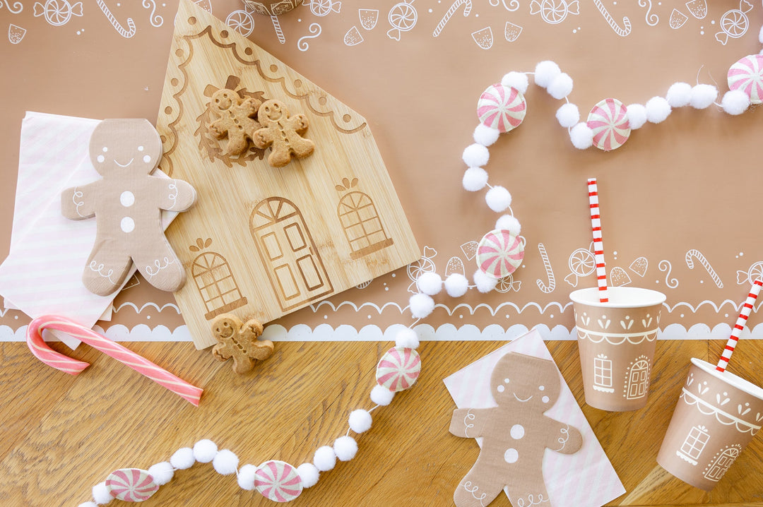 Gingerbread Reusable Straws