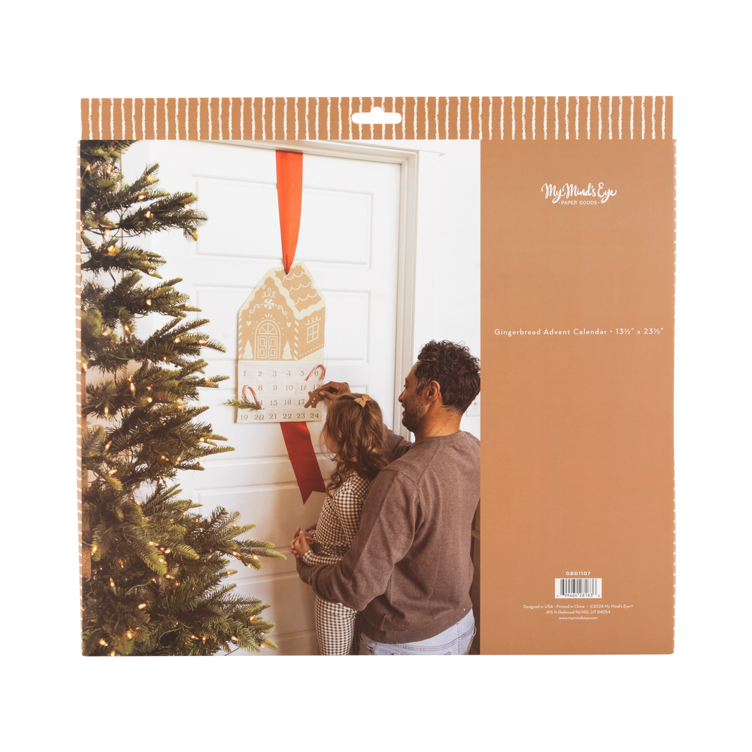 Gingerbread House Canvas Advent