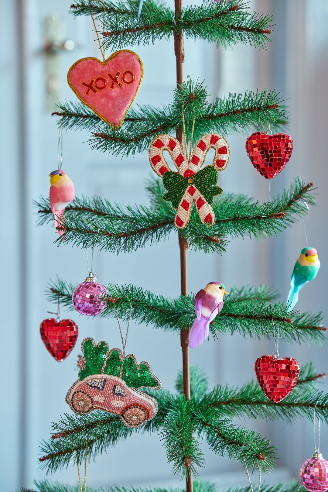 Bird Christmas Hanging Ornament (set of 6)