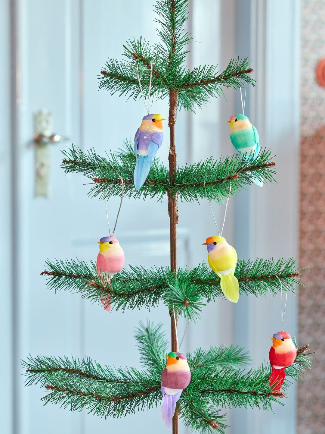 Bird Christmas Hanging Ornament (set of 6)