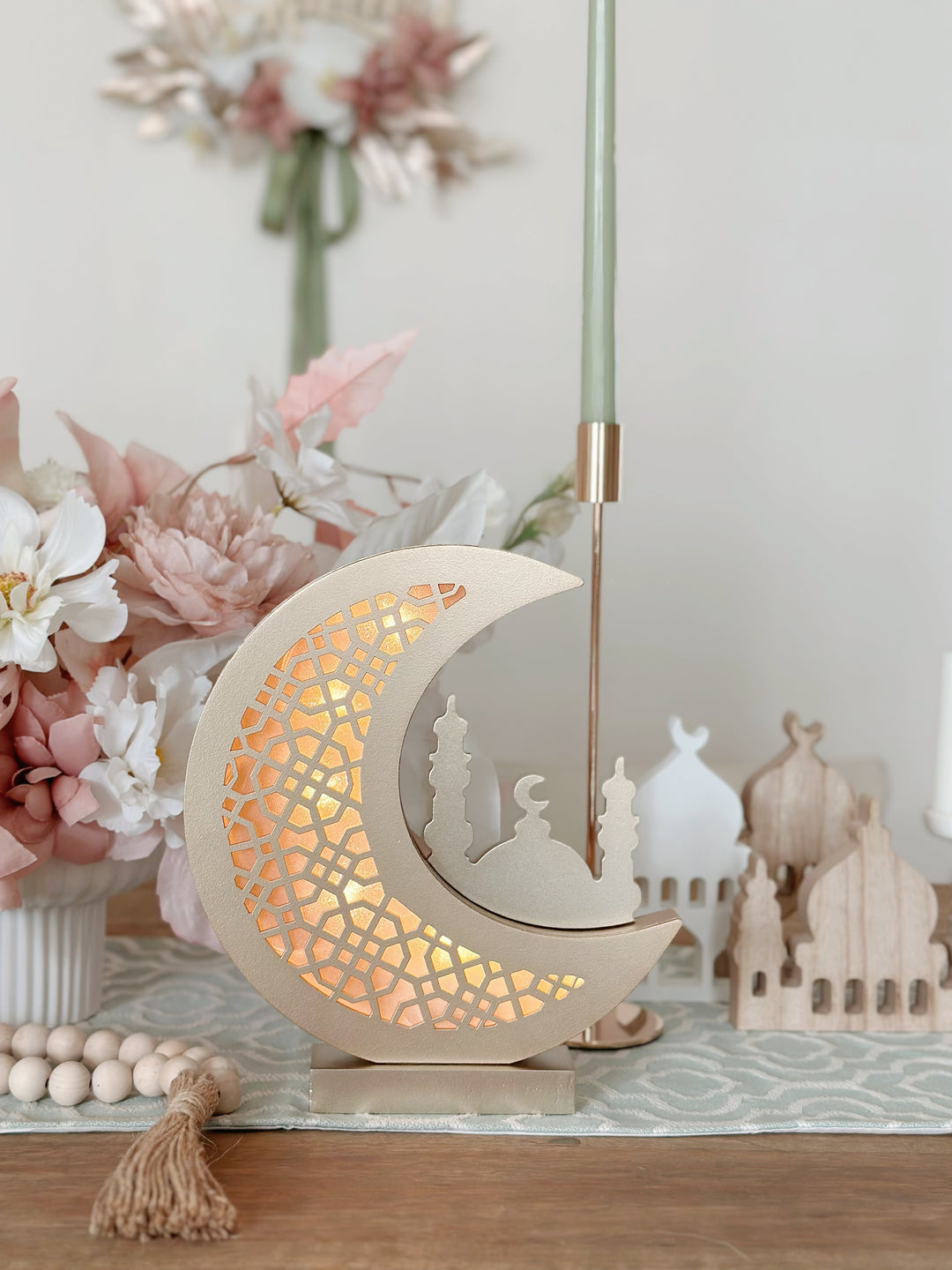 Lunar Elegance Crescent Glow