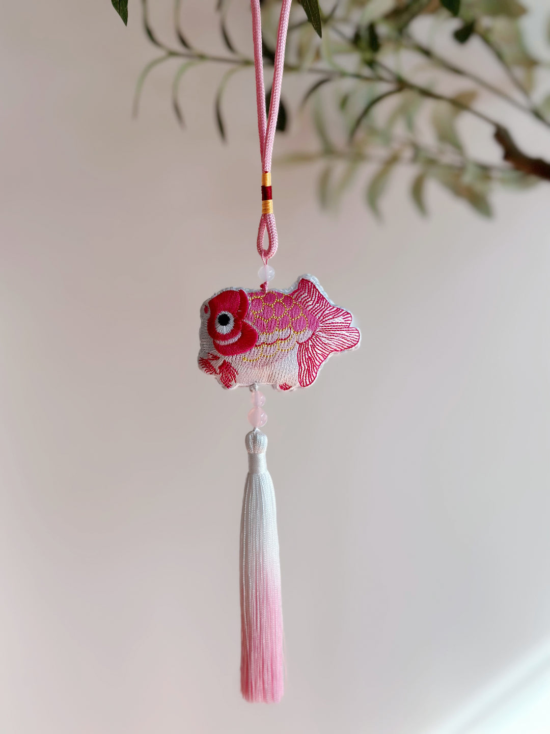 Prosperity Goldfish Tassel Charm (2 colours)