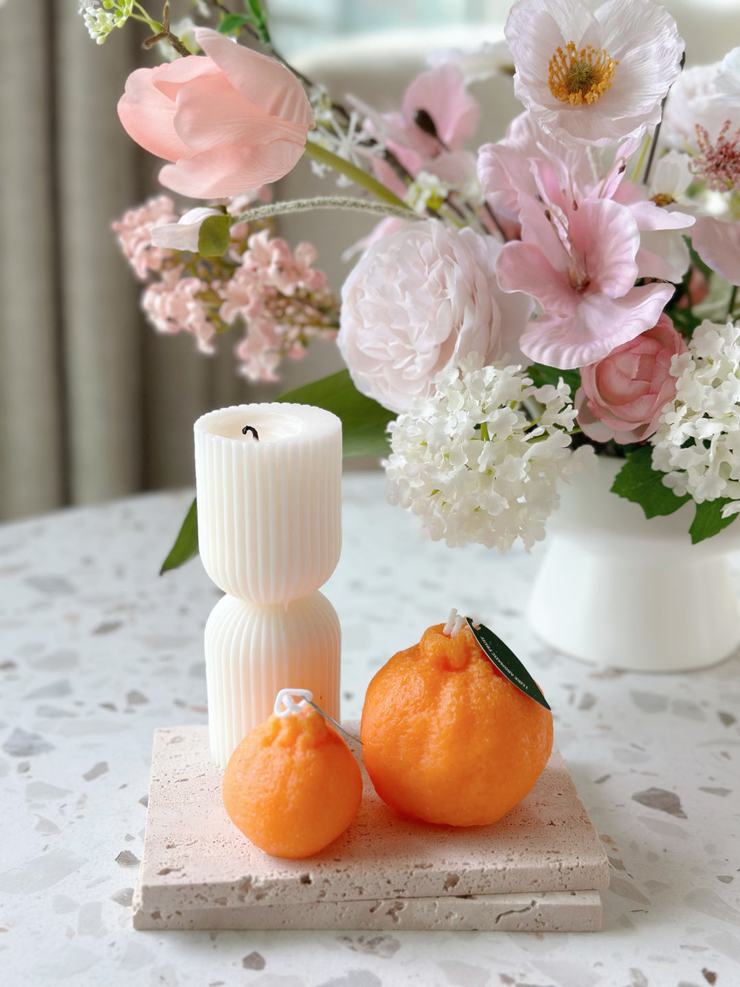 Lucky Orange Decor Candles (2 sizes)