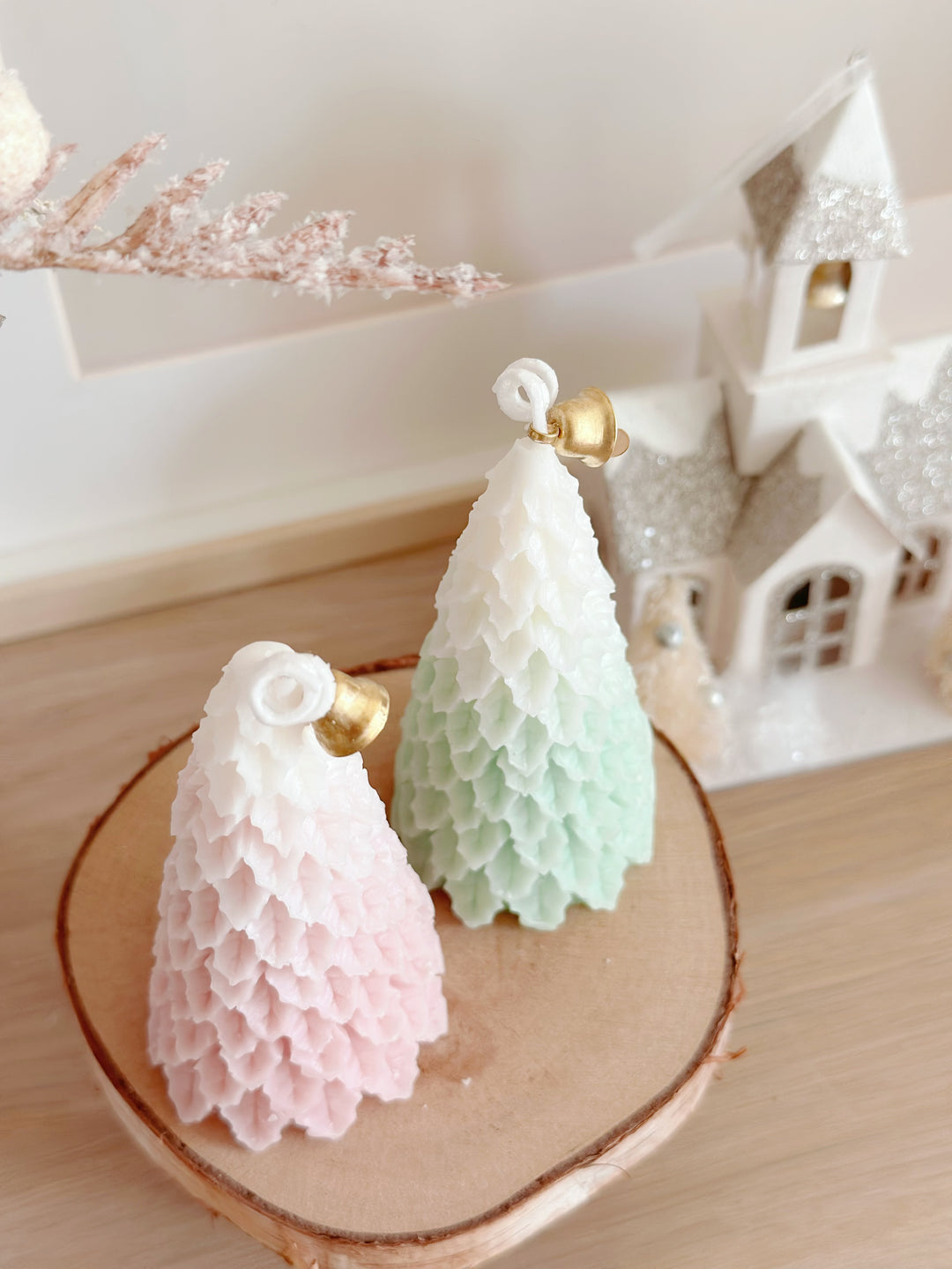 Gradient Christmas Tree Candles (2 colours)