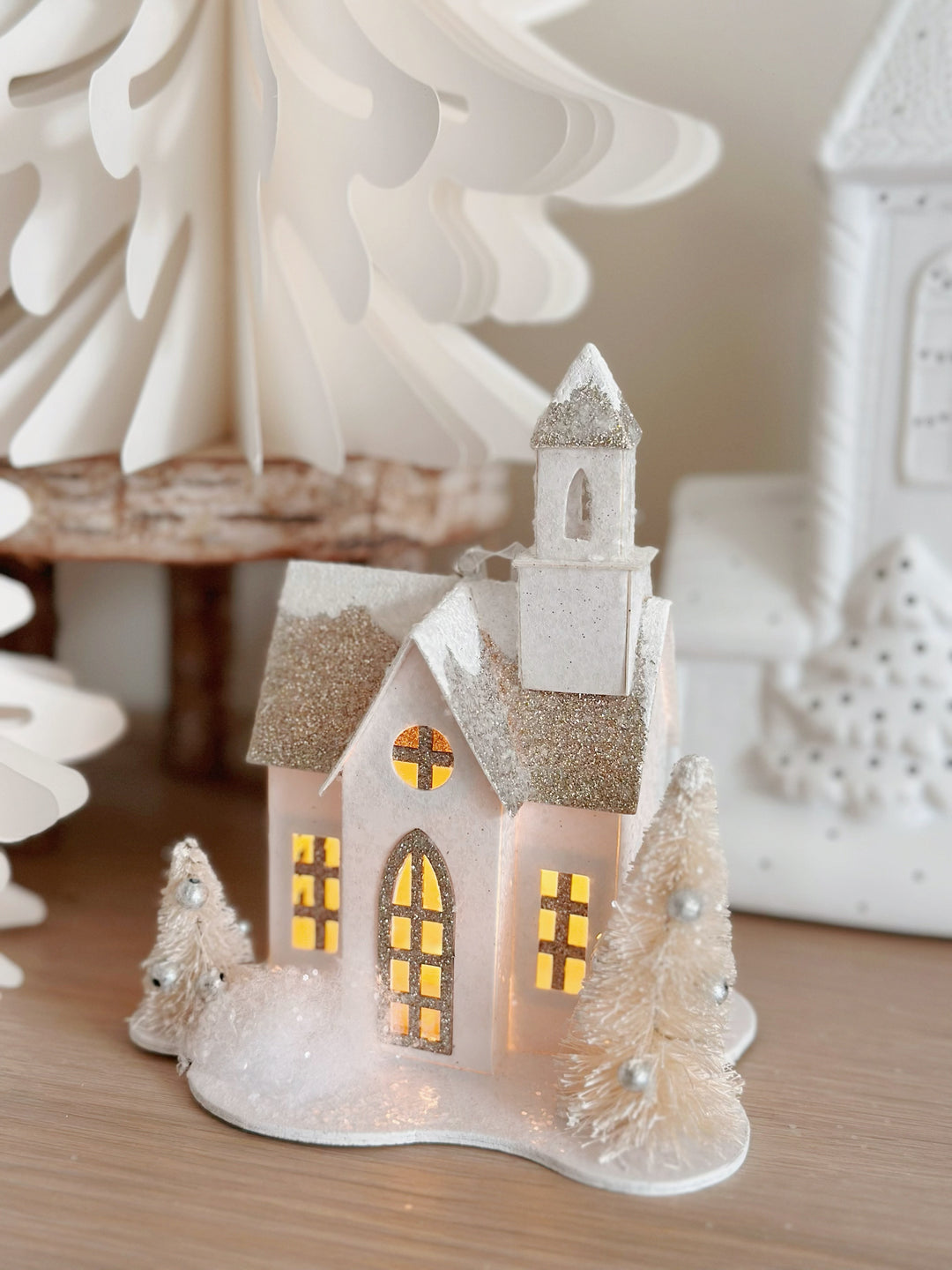 PRE-ORDER (21-27 Nov): SnowGlow GlitterHaven LED Christmas Chalet