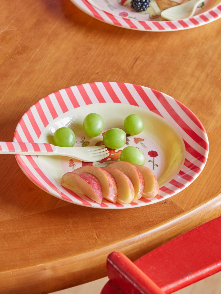 Happy Forest Kids Pasta Bowl - Pink