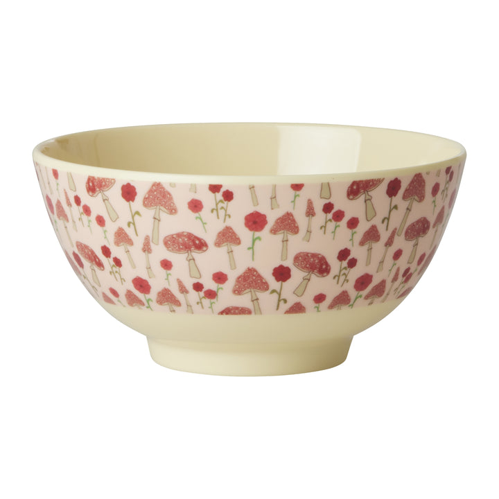 Happy Forest Melamine Kids Medium Bowl Pink