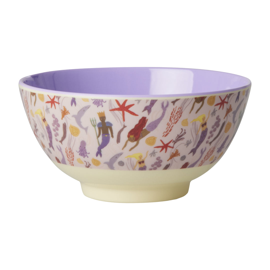 Mermaid Melamine Kids Medium Bowl