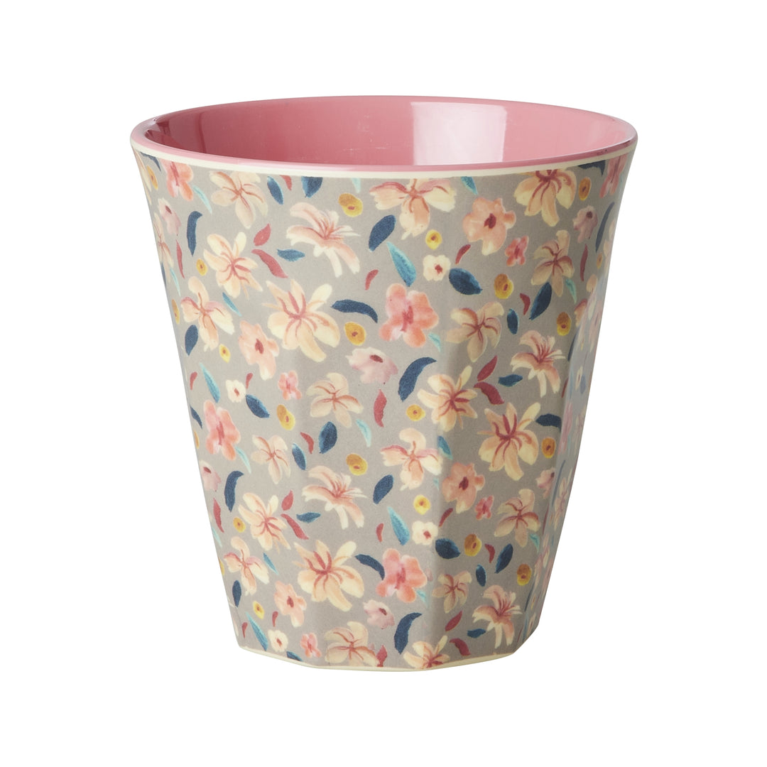 Small Sandy Flower Two Tone Medium Cup