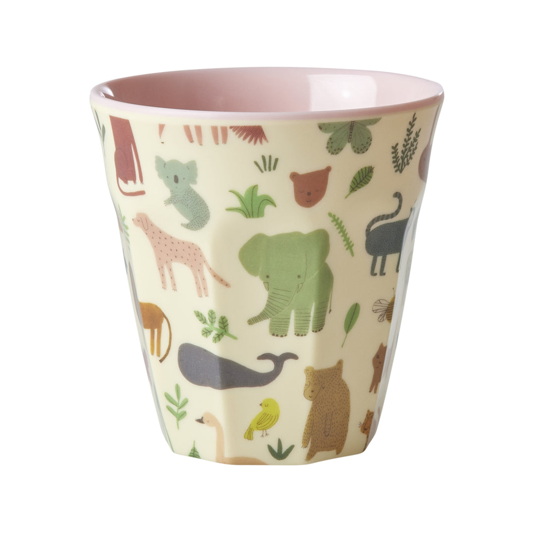 Sweet Jungle Medium Two Tone Kids Cup - Pink