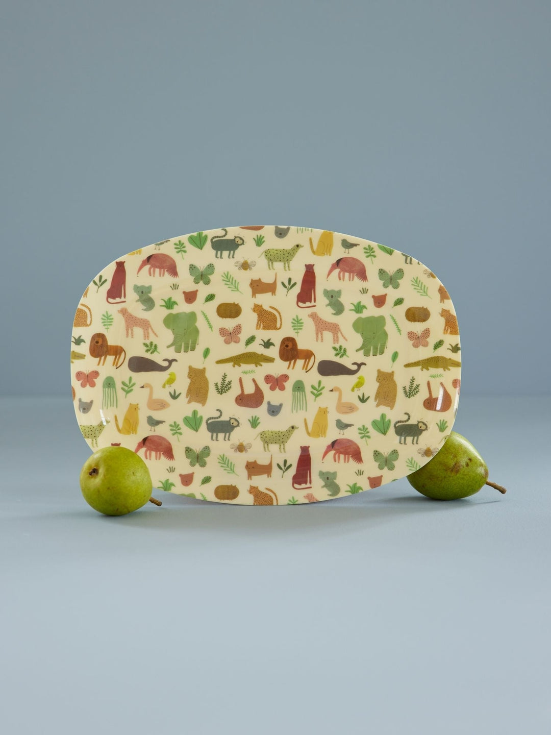 Sweet Jungle Rectangular Melamine Plate